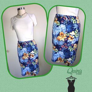 Finesse Hawaiian pencil skirt.